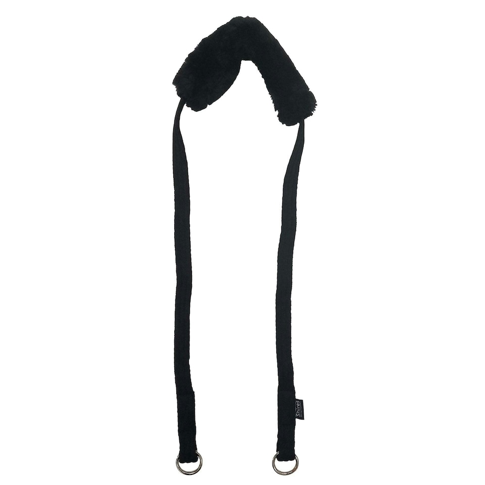 image 1 of Shires Leather Horse Lunging Adapter - Black - One Size