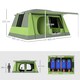 image 5 of Outsunny Two Room Dome Tent Camping Shelter with Porch and Portable Carry Bag