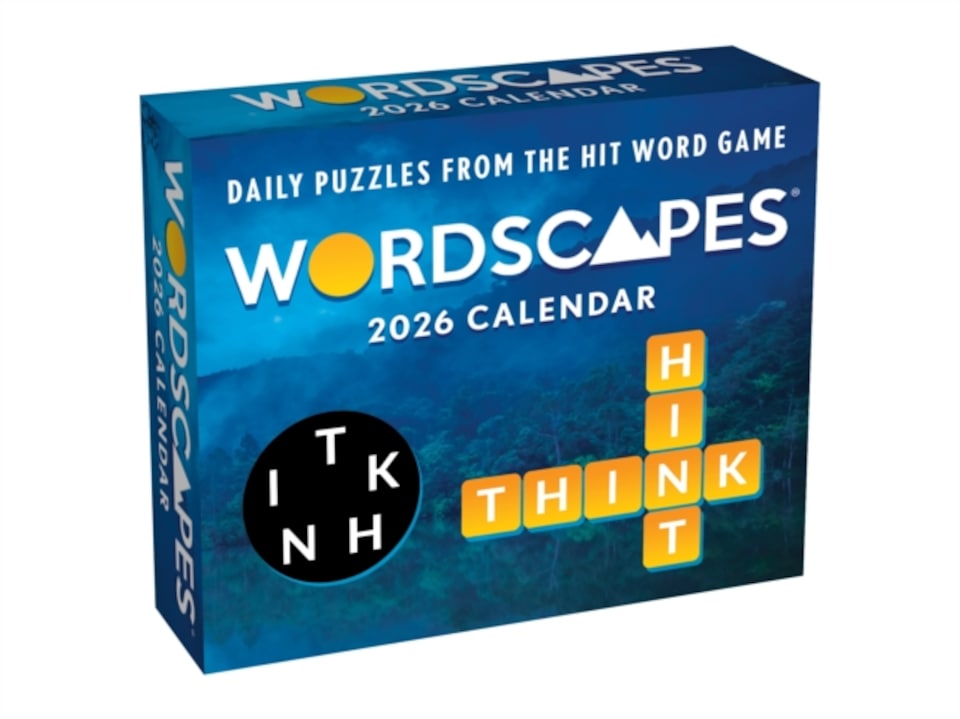 image 1 of Wordscapes® Puzzle Fun 2026 Day-to-Day Calendar