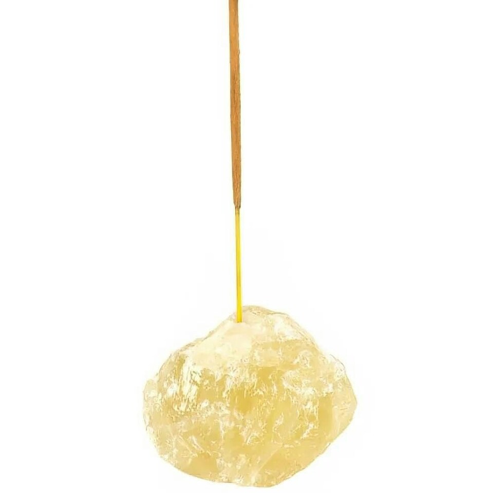 Citrine Crystal Incense Stick Holder - Gems, Crystals & Stones