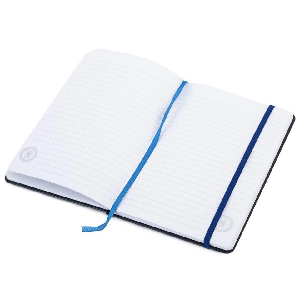 image 1 of Chelsea FC Classic Crest Notebook - Black/Royal Blue - One Size