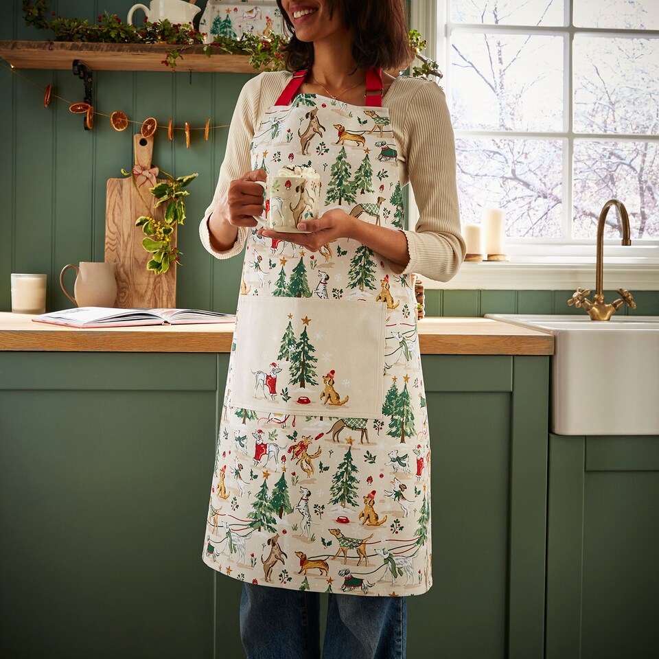image 1 of Ulster Weavers Winter Walkies Apron - Cotton Beige