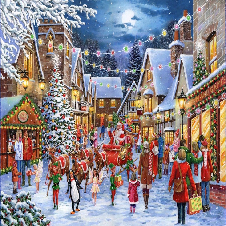image 1 of No.17 - Christmas Parade 1000 Piece Jigsaw Puzzle