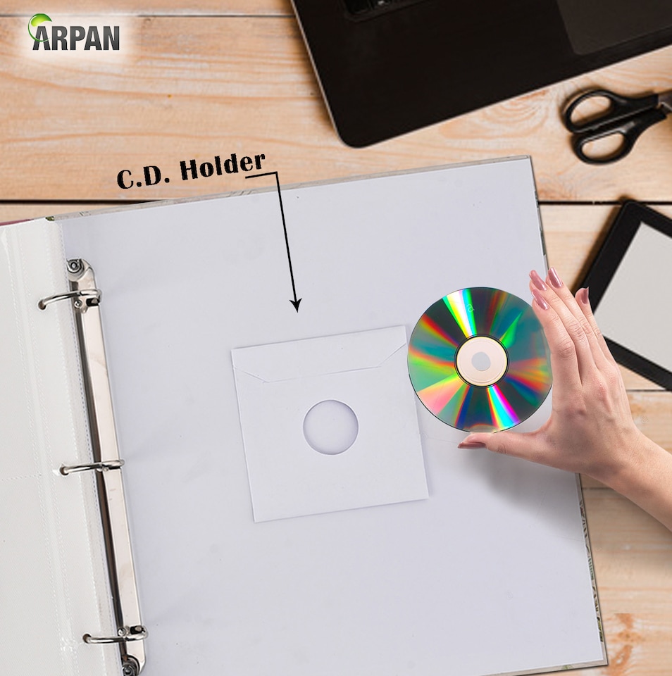 image 1 of ARPAN Large 3-Ring Binder Photo Album Holds 500 Photos 6x4" (10x15cm) – Slip In Pocket Picture Album for Wedding, Baby, Birthday, Family & Travel Memories