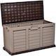 image 2 of 440L Garden Cushion Storage Box / Chest Sit on Lid | Brown