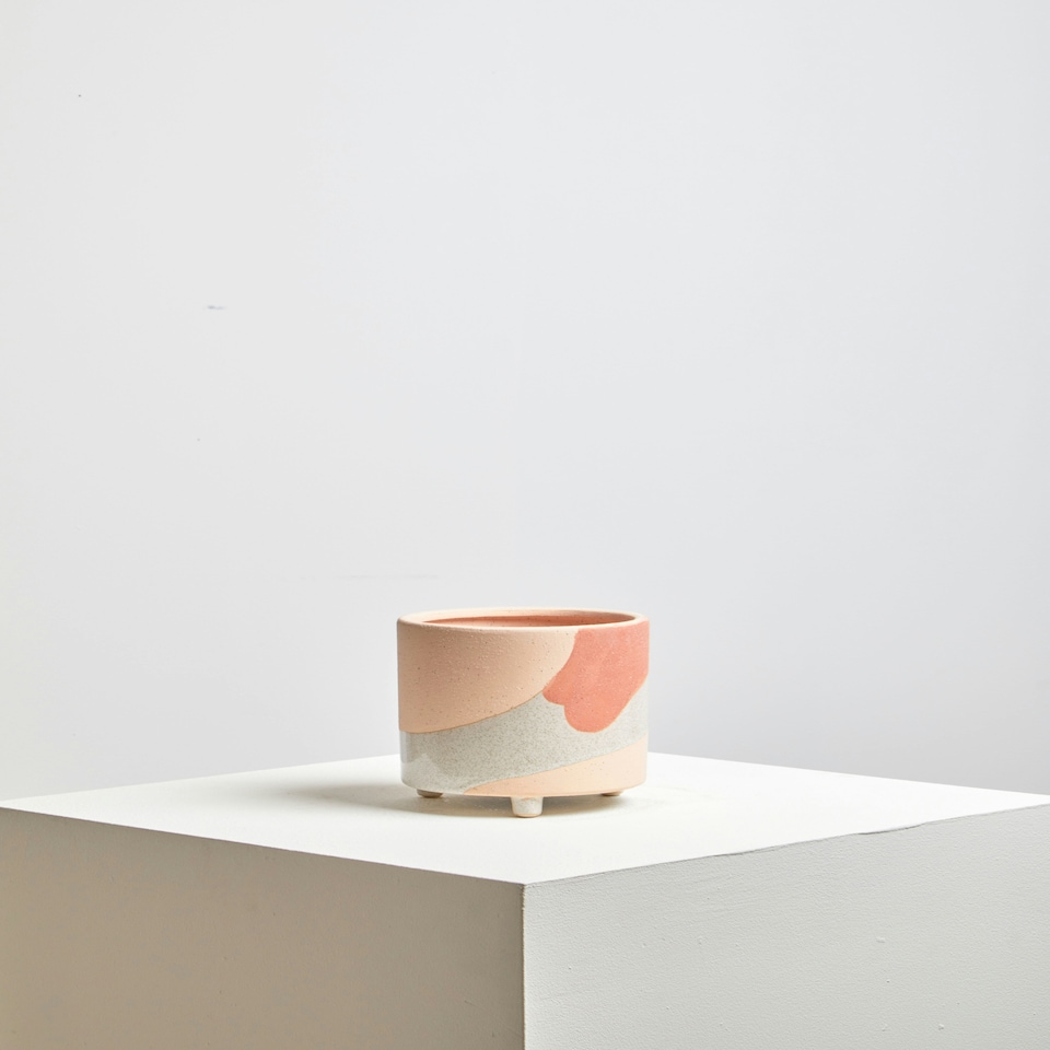 image 1 of Interiors by Premier - Large Ceramic Planter, Indoor Ceramic Planter for Modern Home Decor, Stylish Flower Pots for Indoor Multi
