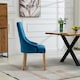 image 5 of Ravenna Velvet Dining Chairs - Set of 2 - Blue