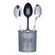 image 6 of KitchenCraft Utensil Holder Grey Metal