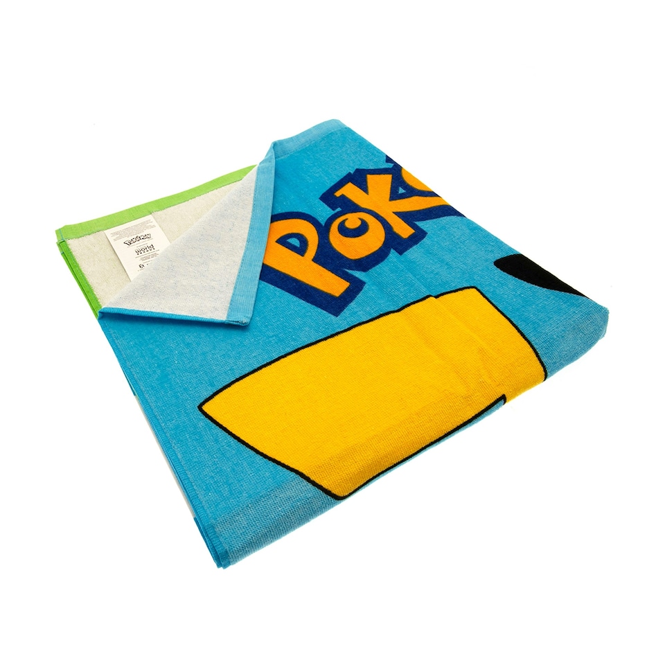 image 1 of Pokemon Pikachu Logo Towel - Multicoloured - One Size
