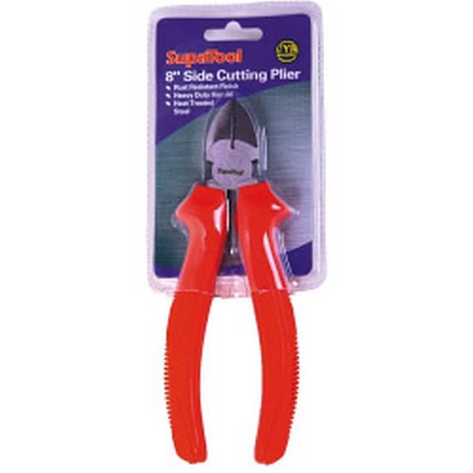 image 1 of SupaTool Side Cutting Plier | Red | Red | 8in | 1