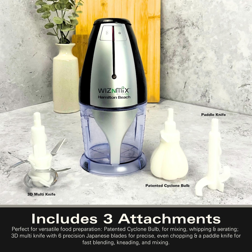 image 1 of Hamilton Beach Wiz'n'Mix All in One Food Processor