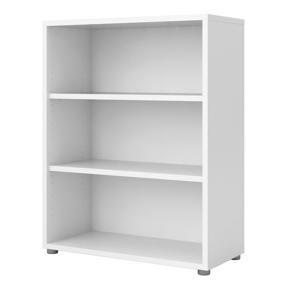 image 1 of Prima Bookcase 2 Shelves in White