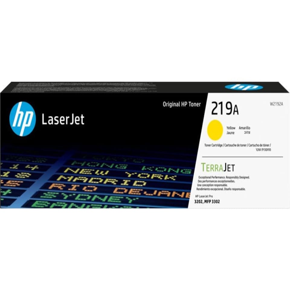 HP 219A Yellow Toner Cartridge 1.2K - W2192A N/A