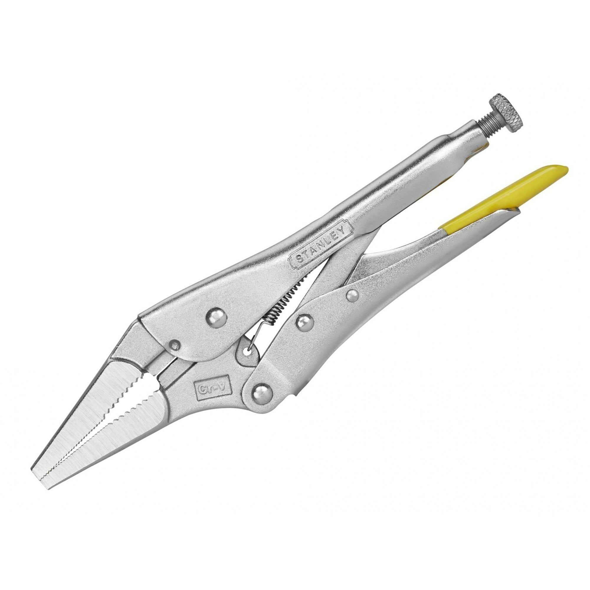 Stanley Hand Tools Long Nose Locking Pliers - Multi Colour - 203mm (8in)