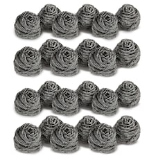 2 x Scotch-Brite Stainless Steel Scrubber 12 Pack Bulk Buy Total 24 Scourers Silver