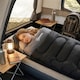 image 8 of Outsunny Sleeping Bag for Adults, Lightweight & Compact Sleeping Bag | Black | Black | 215 x 75 x 10 cm