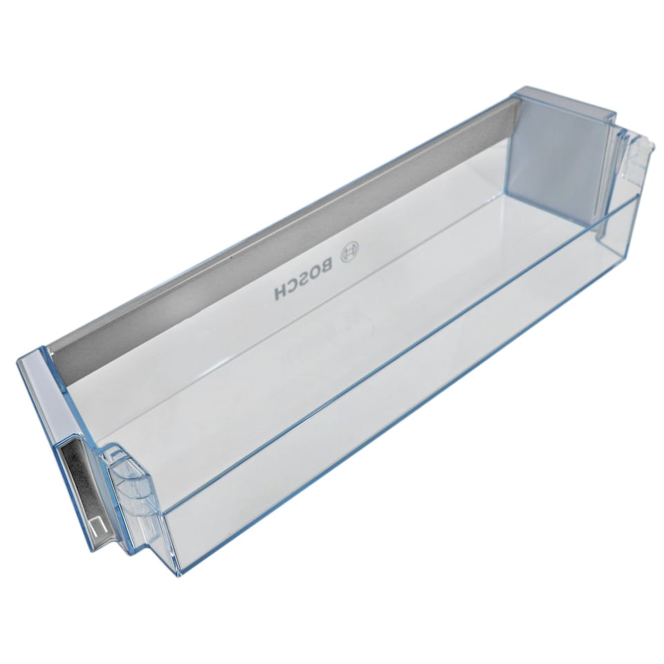 image 1 of Bosch Fridge Freezer Lower Door Bottle Shelf Rack KGN34X KGN36X KGN36Y KGN39X Clear