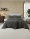 image 2 of Luxury Teddy Cord Design Bedding Set Ultra Soft Cozy Stylish Comfort | Grey | Double