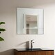 image 1 of Avelene Square Wall Mirror Silver