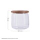image 5 of Interiors By Premier Stylish Multipurpose 1260ml Storage Jar, Durable Glass Jar With Lid For Counter, Airtight Storage Jars