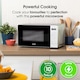 image 6 of Abode AMT2012S 20L Touch Control Digital Microwave in Silver