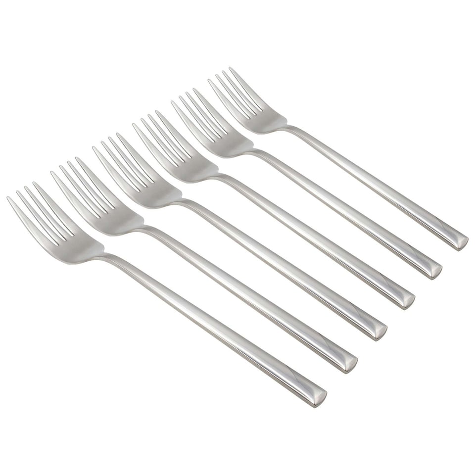 image 1 of Argon Tableware Tondo Stainless Steel Dinner Forks - 21.5cm - Pack of 6 N/A