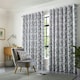 image 1 of Scandi Ring Top Lined Curtains - 168cm x 183cm - Silver