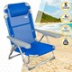 image 3 of Beach Chair Aktive Foldable Blue 48 x 90 x 60 cm (2 Units) N/A