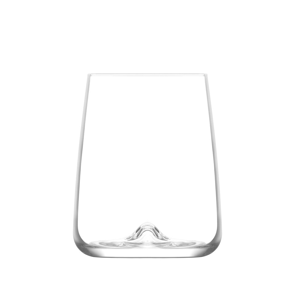 image 1 of LAV Terra Whiskey Glasses - 475ml - Clear - Pack of 6 | Clear | Clear