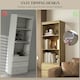 image 5 of HOMCOM 180cm Tall Bookshelf Free Standing Storage Shelf Unit Oak