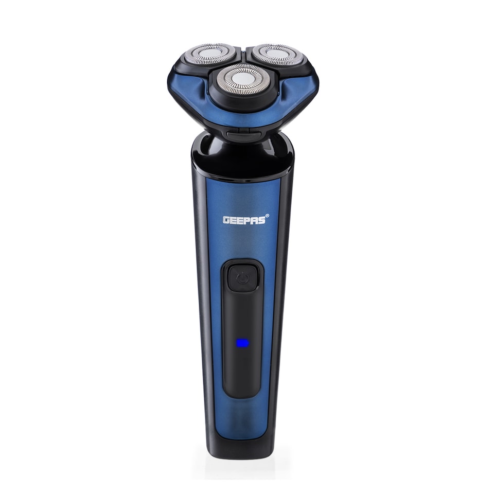 image 1 of GEEPAS Wet And Dry Rotary Electric Shaver IPX6 Rechargeable