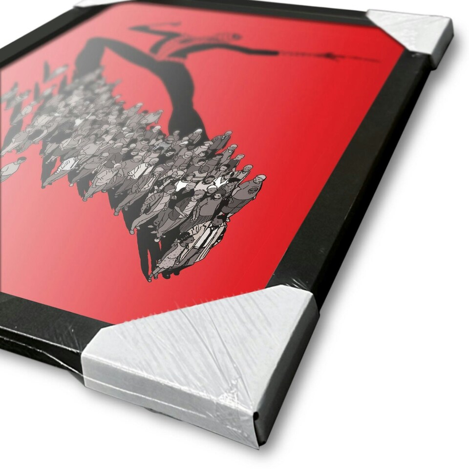 image 1 of Spider-Man (Crowd) Framed 30x40cm Print