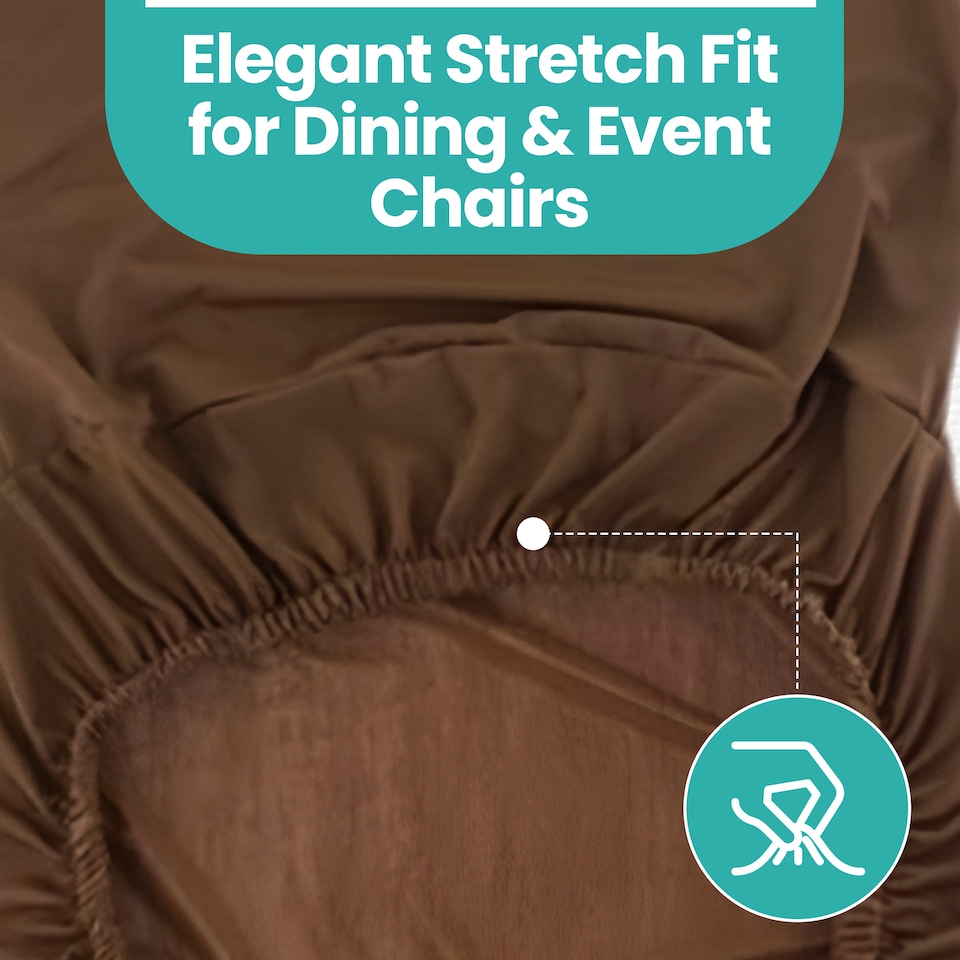 image 1 of High-Back Chair Covers Spandex Stretch, Chair Protective Slipcover