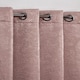 image 1 of Royal Damask Elegant Woven Blackout Eyelet Curtains 168cm x 228cm Blush Pink Pink | Pink