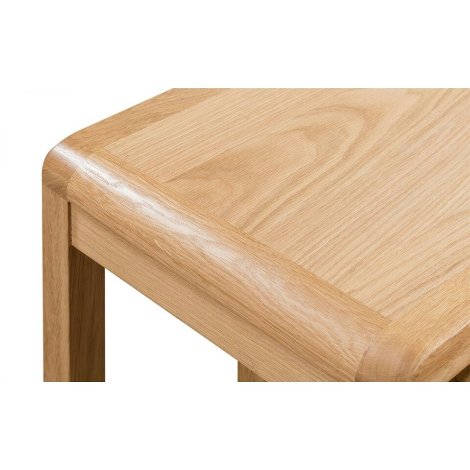 image 1 of Classic Stylish Curve Nest of Tables Brown