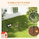 image 5 of PawHut 24" Pet Dog Playpen, Puppy Cage, Eight-Panel Metal Fence, Run, Garden