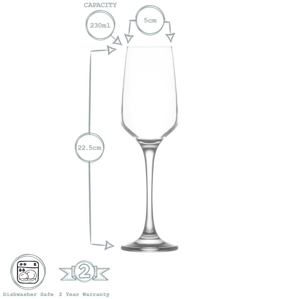image 1 of LAV 18pc Lal Stemware Set - Clear Clear