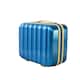 image 1 of PC Hard Shell Travel Vanity Case - Compact Makeup & Toiletry Organiser - Baby Blue