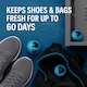 image 2 of Shoe Deodoriser Balls - By Crease Protect  (Pack of one / 2 balls)