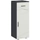 image 1 of kleankin Bathroom Storage Cabinet, Slim Bathroom Cabinet with Soft Close Door