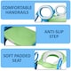 image 5 of Children Baby Toddler Kid Potty Training Toilet Seat Trainer Urinal Chair with Ladder, Green & Blue