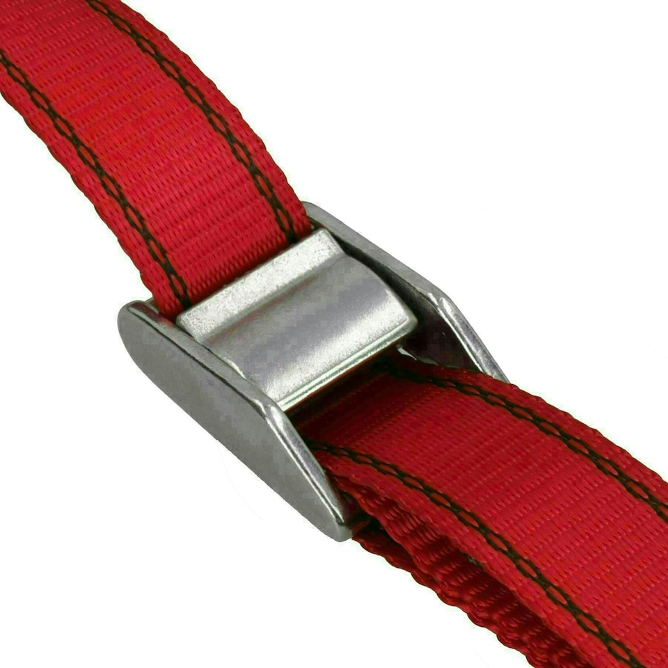 image 1 of 2 Pack Cam Buckle Strap Stainless Steel Metal 4m Tie Down Luggage Straps Marine