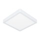 image 1 of EGLO Fueva 6 Ultra-Slim Surface-Mounted White Square LED Ceiling Light WBS White
