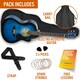 image 10 of 3rd Avenue Full Size Cutaway Electro Acoustic Guitar Pack Black