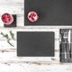 image 5 of Argon Tableware Rectangle Slate Placemats - 30cm x 20cm - Pack of 12