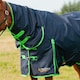 image 3 of Gallop Equestrian Trojan Lite Weight Combo Turnout Green | Size: 6ft 0
Colour: Navy/Green