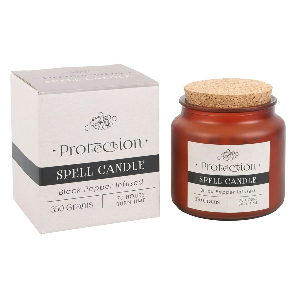 image 1 of Black Pepper Infused Protection Spell Jar Candle
