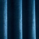 image 3 of Fusion Strata Eyelet Single Panel Door Curtain Teal