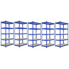 5 x Q-Rax 90 x 50 x 180cm Blue Blue