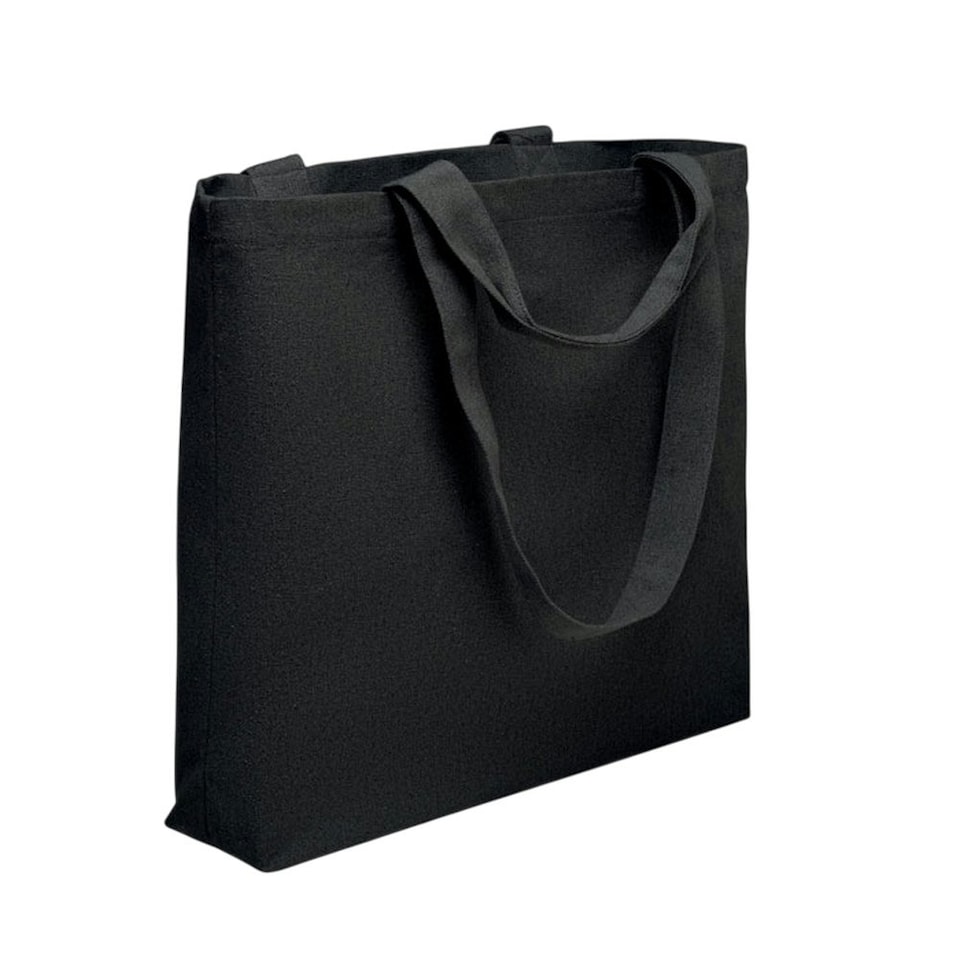 image 1 of MidOcean Maldi Beach Canvas Shopper Bag - Black - One Size Black